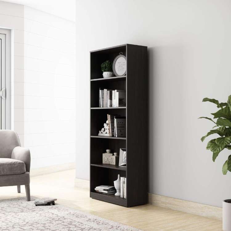 Modern Open Bookshelf with 5 Tier